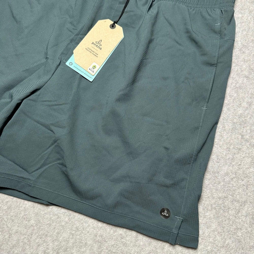 Prana Peak To Pavement Lined Short Mens XXL 6" Grey Blue 1972641 NWT - Picture 3 of 4